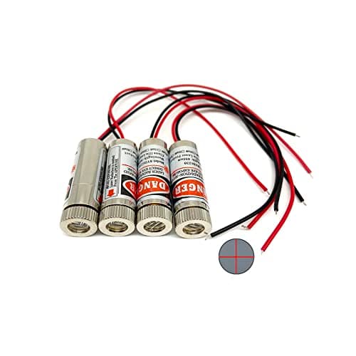 Laser rouge 650 nm professionnel pour industrie,Module de groupe laser 650 nm(line-1pack),Fonction laser rouge 650 nm in — Traverse-4packs