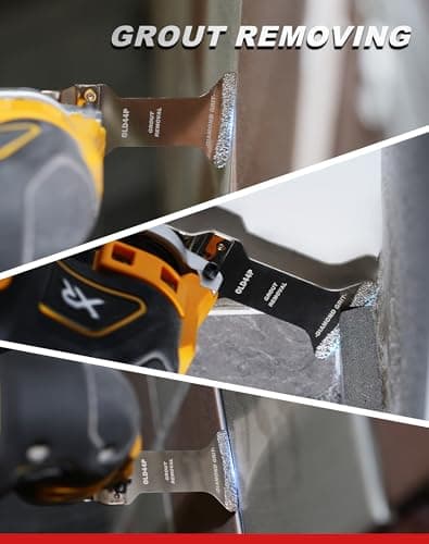 Lames oscillantes diamantées EZARC, polyvalentes pour un nettoyage précis, l'élimination du coulis et le nettoyage du mo
