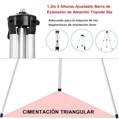 Laser niveau multifonction 16 lignes autonivelant 3°outil omnidirectionnel ligne autocollante mur sol haute précision 1,