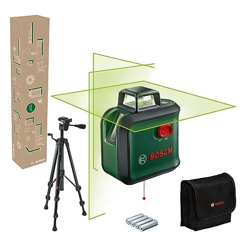 Bosch Laser lignes Advanced Level 360 avec trépied premium pour professionnels de l'attrition et aménagement intérieur e