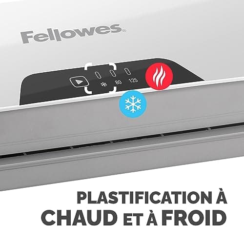 Plastifieuse Pixel A3 Fellowes 125 microns 5601601, comprenant 10 pochettes de plastification - parfait pour les bureaux