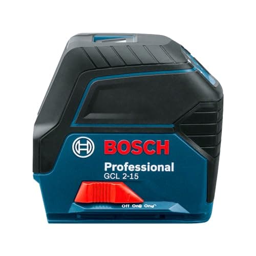 Bosch Professional laser ligne en croix GCL 2-15 rouge pour l'intérieur avec points d’aplomb et portée 15 m