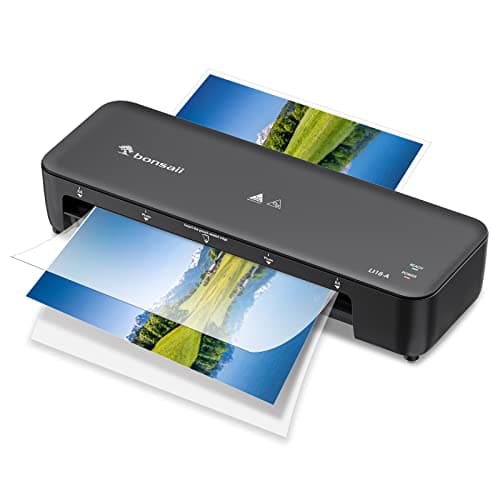 Plastifieuse Bonsaii A4 chauffage rapide stratifié 80-100 microns résistant aux bourrages portable école bureau maison L