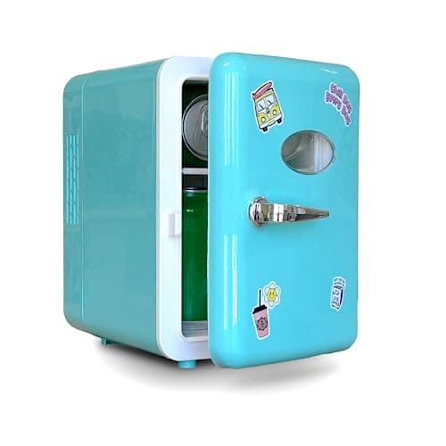 Canal Toys Mini Frigo Gamer 4L - Portable USB Réfrigérateur Noir - Idéal pour Boissons, Bureau ou Gaming - Design Compac — Bleu