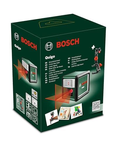 Laser Quigo de Bosch avec pince universelle MM 2 pour professionnels travaillant dans les espaces étroits
