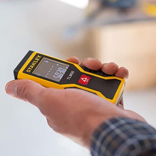 Stanley STHT1-77409 TLm50 Télémètre LASER 15m +/-3mm 2 Fonctions Écran LCD Batterie Incluse