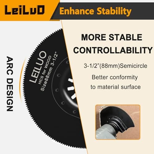 Ensemble de 29 lames LEILUO pour scie multi-outils, compatible avec Einhell, Makita, DTM51Z, Dremel et Parkside - parfai