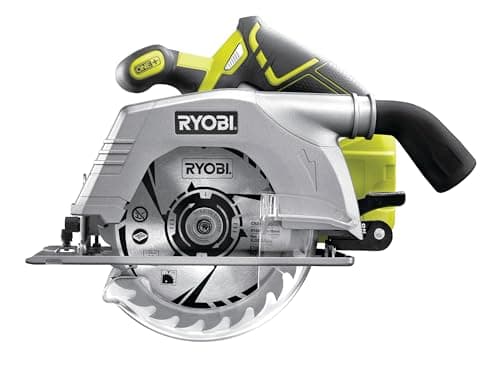 Scie circulaire sans fil RYOBI 18V ONE+ - Coupe Bois et OSB - Lame Ø150mm 18 dents - Réglage profondeur et inclinaison — Ø 165 mm Génération 3 - Sans batterie