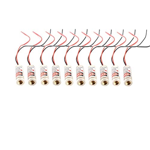 Laser rouge 650 nm professionnel pour industrie,Module de groupe laser 650 nm(line-1pack),Fonction laser rouge 650 nm in — Point-10pack