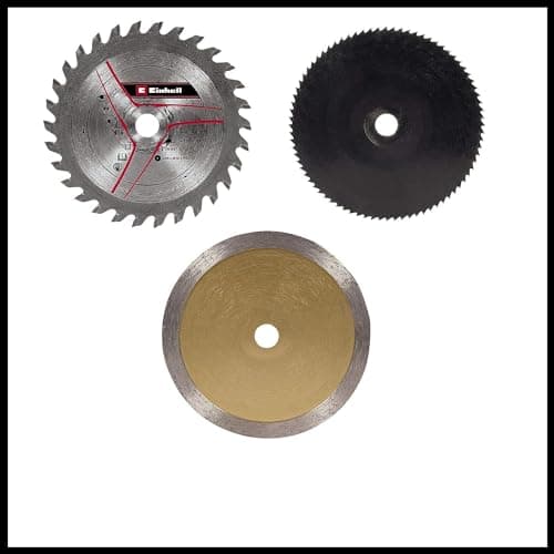 Énhell Mini scie circulaire Ø89mm TC-CS 89 (600 W, profondeur de coupe jusqu'à 27 mm, lame de scie TCT, butée parallèle)
