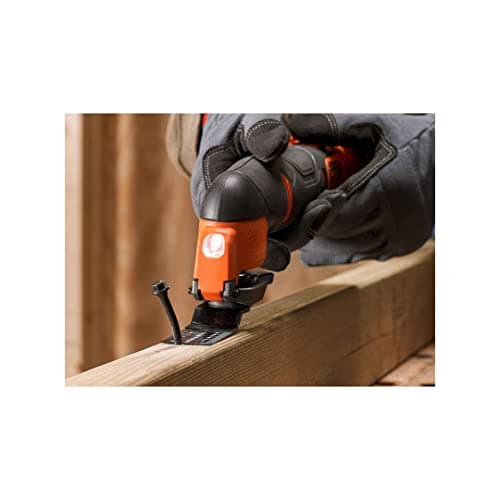 Outil Multifonction BlackDecker Oscillatoire 18 V Sans Fil Sciage Ponçage Grattage Meulage BDCOS18D1K-QW - Batterie 2 Ah