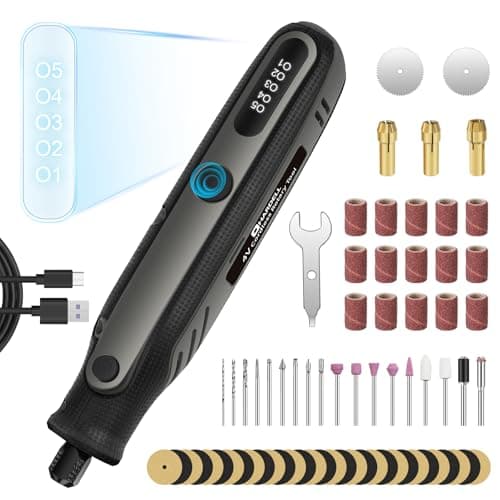 Outils rotatif Hardell multifonction 4V avec affichage numérique Noir
Outils rotatif Hardell sans fil 5 vitesses réglati