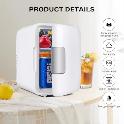 Mini frigo de chambre AC/DC pour voiture, camping, pour femmes voyageant en solo