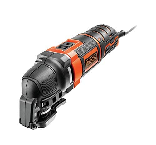 BLACK+DECKER Outil Multifonctions Oscillatoire Filaire - Puissance 300W - Vitesse d'Oscillation 22000 osc/min - Fixation