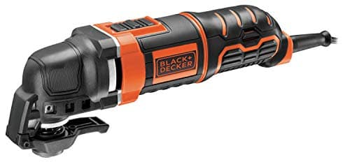 BLACK+DECKER Outil Multifonctions Oscillatoire Filaire - Puissance 300W - Vitesse d'Oscillation 22000 osc/min - Fixation