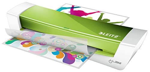 Leitz iLAM Home Office - Plastifieuse A4 pour la Maison, Préchauffage Rapide en 3 Minutes, Pochettes Incluses Vert