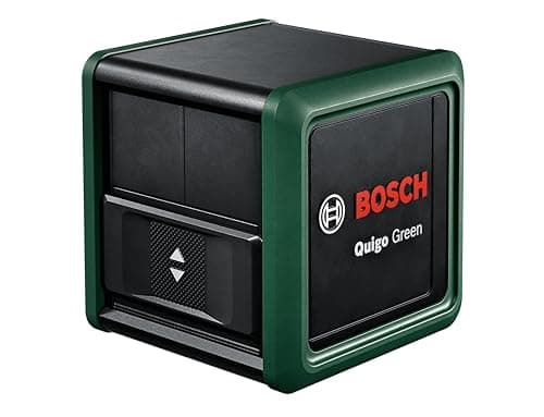 Laser Quigo de Bosch avec pince universelle MM 2 pour professionnels travaillant dans les espaces étroits — Quigo Green + Pince