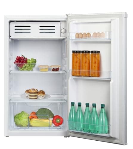 Réfrigerateur Table Top GEDTECH 85L Couleur Blanc pour Cuisine Économique Capacité 85L