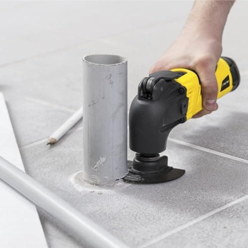 TROTEC Outil multifonctions PMTS 10-230V oscillant 300 W - variateur de vitesse, serrage rapide, poignée Softgrip, racco