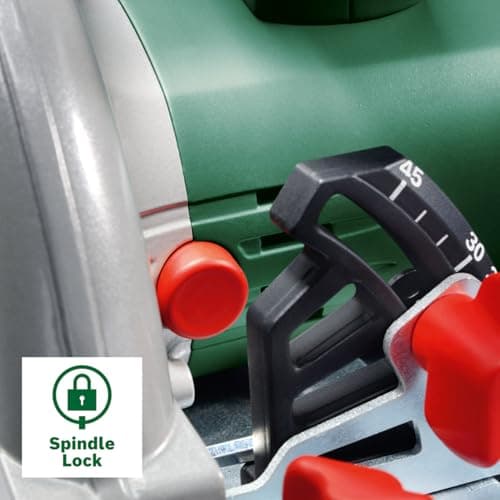 Scie circulaire Bosch vert - Puissance 1200W - lame bois - butée Parallèle - 25,4 cm