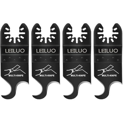 LEILUO Kit d'accessoires oscillant multitool 155 pièces Pour bricoleurs et professionnels Compatible avec DeWalt Dremel — 4Pcs Crochet