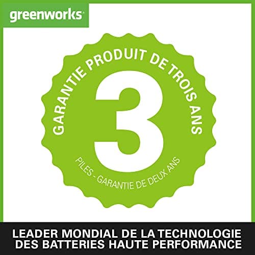 Greenworks Scie circulaire sans fil 24V GD24KSK2, lame Ø165 x Ø20 mm, profondeur de coupe : 67 mm, batterie 2Ah, chargeu