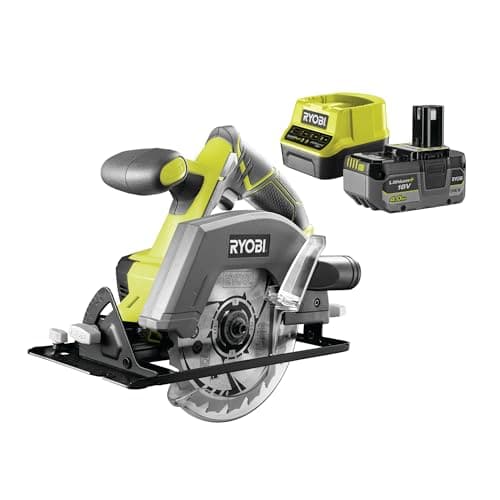 Scie circulaire sans fil RYOBI 18V ONE+ - Coupe Bois et OSB - Lame Ø150mm 18 dents - Réglage profondeur et inclinaison — Ø 150 mm Génération 2 - 1 x 4Ah