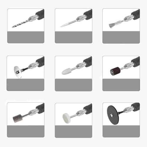 Outil Rotatif Sans Fil Ustensile Multifonction Batterie Ensemble Meuleuse Perceuse - 101 Accessoires - Petits Travaux D'