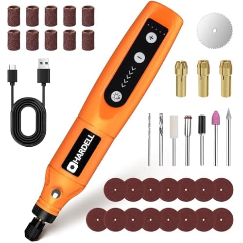 Hardell outil rotatif multifonction sans fil led — Orange Simple