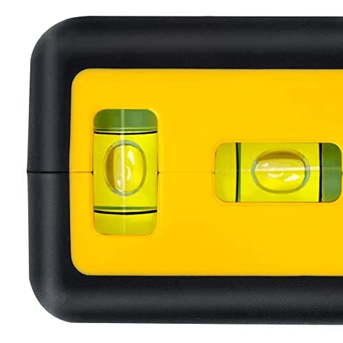 Amazon Basics laser rotatif niveaux classe II 360° 2 niveaux à bulles rétro-éclairés 3 m Jaune/Noirconstruction