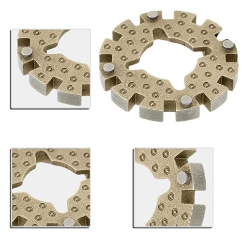 Adaptateur oscillant robuste et facile à utiliser pour scie oscillante électrique (noir)