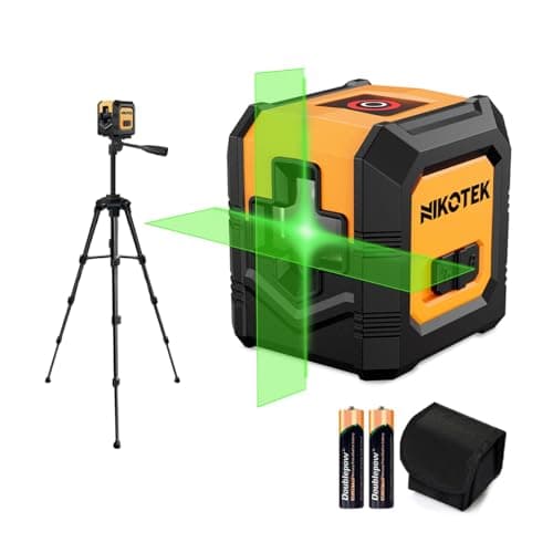 Niveau Laser Auto-nivelant Horizontal et Vertical pour la Décoration de La Maison - Batterie Incluse - Pochette de Trans — Vertgt2