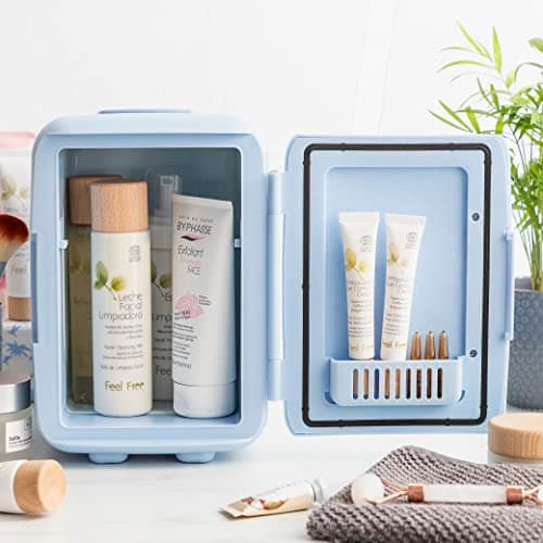 InnovaGoods® Mini réfrigérateur pour cosmétiques frais - compact et léger - idéal pour la salle de bain et la coiffeuse