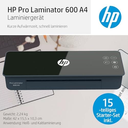Imprimante photocopieur multifonction HP Pro Laminator 600 A4 pour bureaux et écoles, haute qualité et résistance, 120 f