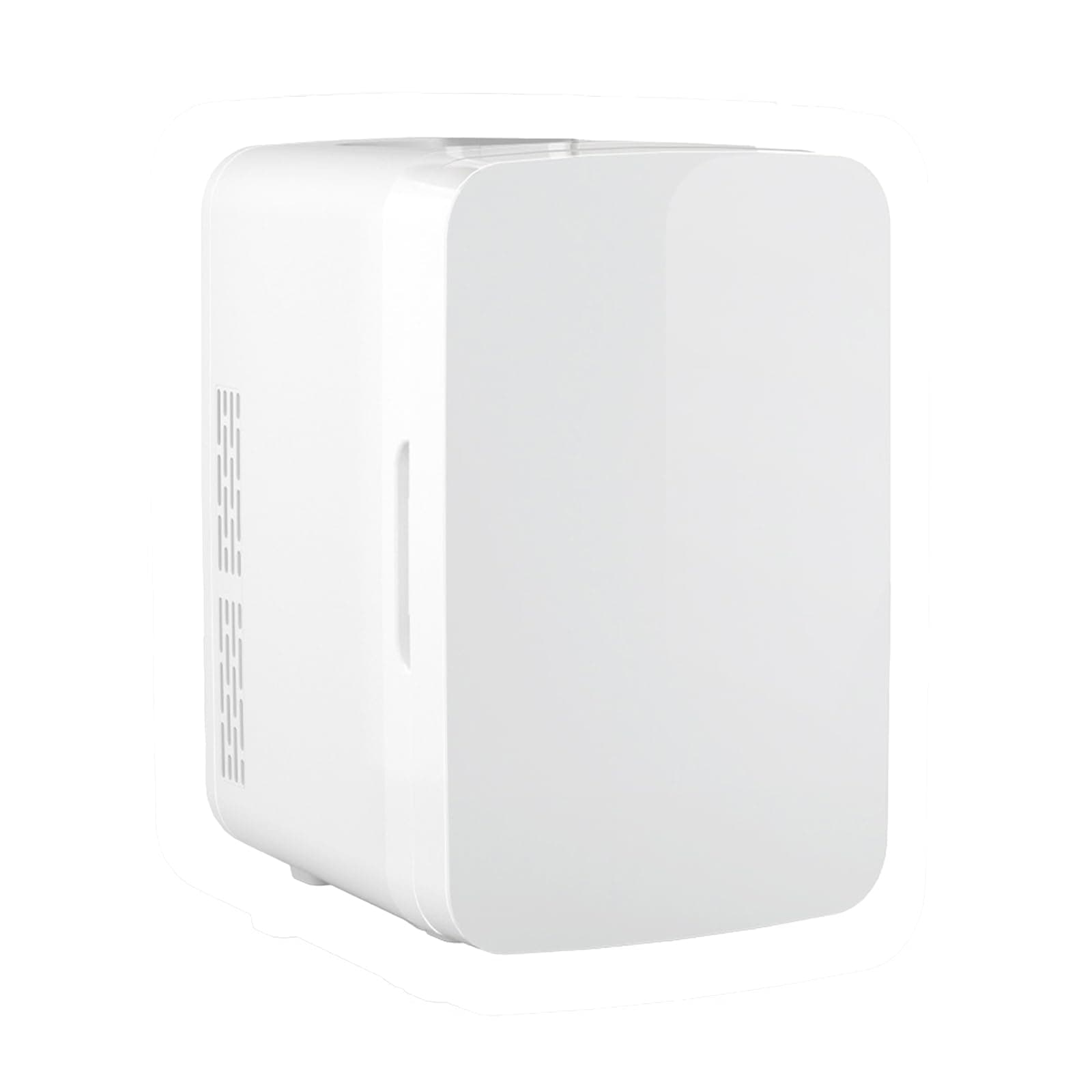 YASHE Mini Frigo Thermoélectrique Bureau, Nourriture, Beauté, Blanc, 10 Litres/ 6 Canettes, Portatif pour Voiture et Dor