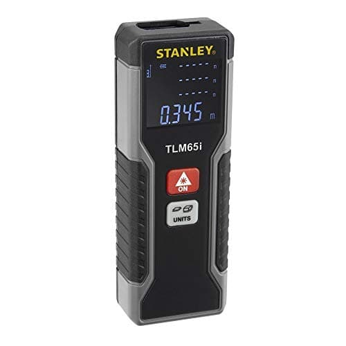 Stanley STHT1-77409 TLm50 Télémètre LASER 15m +/-3mm 2 Fonctions Écran LCD Batterie Incluse — Portée 20 mètres