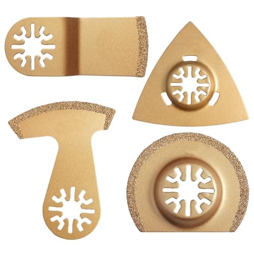 Outil Multifonction Scie Oscillante pour Construction et Atelier pour Famille Outils Meulage Dégagement Coupe Rotatif Mu