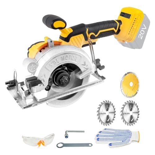 Scie circulaire Dewalt 18 V professionnelle pour travaux professionnels 0-45° 6200 tr/min 12,7 cm 3 lames