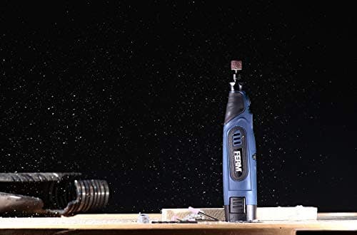 FERM Outil rotatil multifonction 12V sans fil - Batterie Li-ion, ergonomique pour travaux professionnels - Ateliers et c