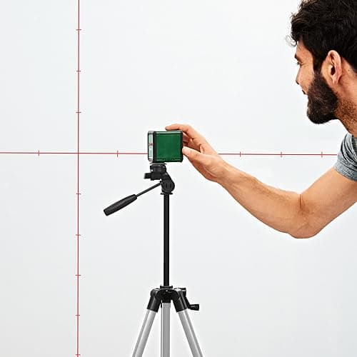 Bosch Laser lignes Quigo Plus pour maison et jardin facile à aligner avec trépied (outil professionnel pour le bricolage