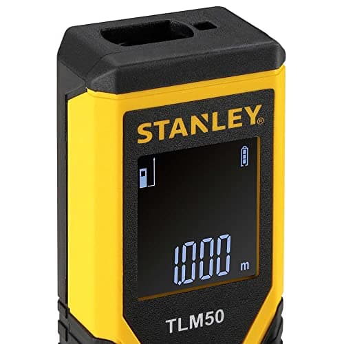 Stanley STHT1-77409 TLm50 Télémètre LASER 15m +/-3mm 2 Fonctions Écran LCD Batterie Incluse