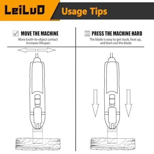 LEILUO Kit d'accessoires 32 pièces pour outils oscillants - Idéal pour le bois, les clous et les cloisons sèches - Lames