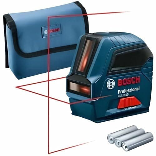 Bosch Professional laser lignes GLL 2-10 laser rouge portée 10 m 3 piles AA housse chaudronnier