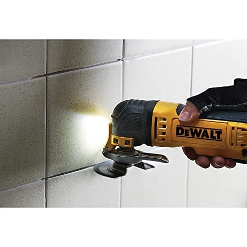 DEWALT - multi-cutter filaire oscillant - outil multifonctionnel pour bricoleurs - 22000 oscillations/min - 1,6° d'oscil