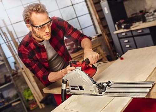 Einhell Scie plongeante TE-PS 165 professionnelle pour maîtrise, puissance accrue, usage professionnel, travaux de rénov