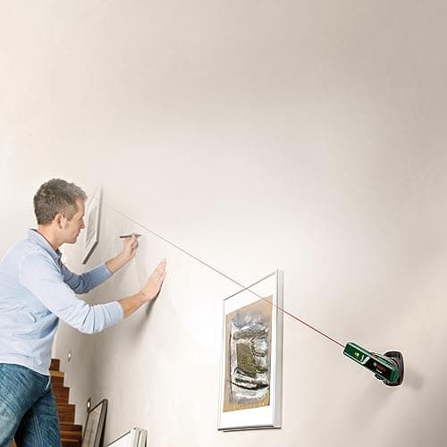 Bosch Niveau laser à bulle EasyLevel | Fonctionnement facile | Professionnels | Travail précis | Boîte carton e-commerce