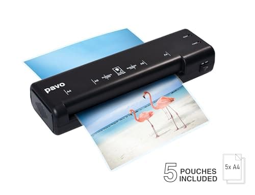 Pavo - Plastifieuse A4 5 pochettes incluses 8038718