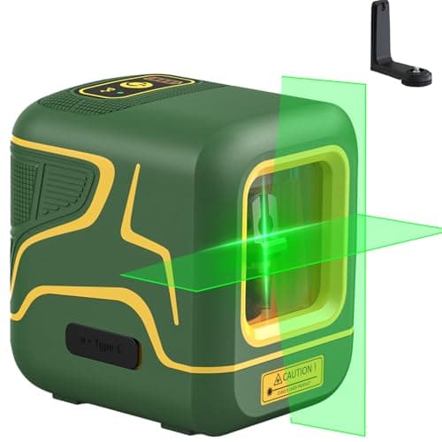 Fanttik D2 Niveau laser Autonivelant Noir - Laser à Lignes Vert 30m | Batterie Rechargeable USB-C | Support Magnétique 3 — Vert
