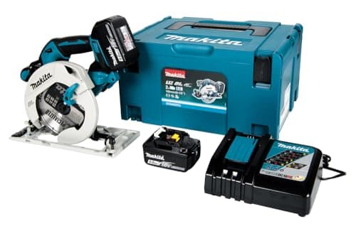 Scie circulaire MAKITA 18V LXT 165 mm 2x5,0 Ah MAKPAC - DHS680RTJ  
Scie circulaire MAKITA 18V LXT 165 mm MAKPAC pour pr