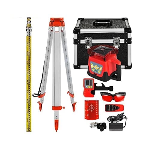 Laser niveau rotatif 360° auto-nivelant - Mesure de 500 m pour la construction extérieure - Outils de construction